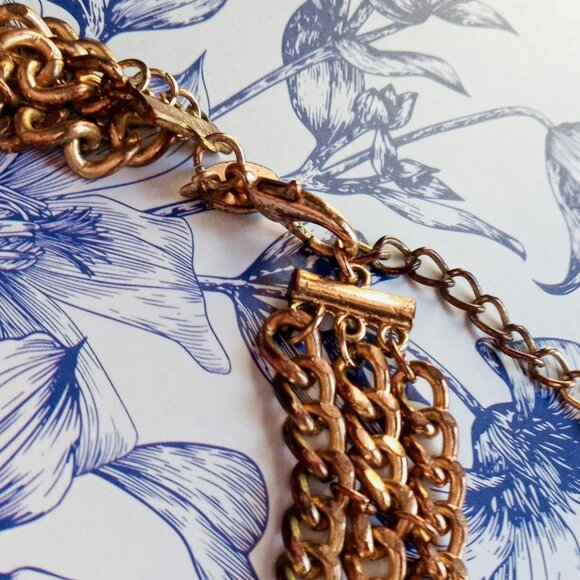 ⭐️HOST PICK! Stunning Starburst Statement Chunky Necklace Black Gold Silver Glam - Picture 12 of 15